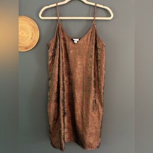 A New Day satin mini dress